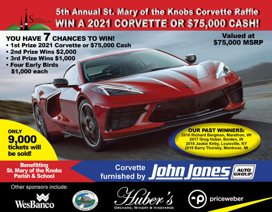 SMK Corvette Raffle Flyer